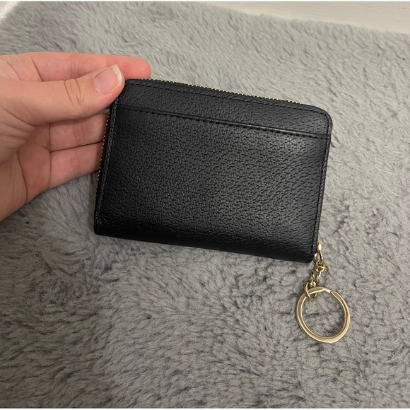 KATE ♠️ SPADE BLACK LEATHER SM WALLET - Picture 5 of 8